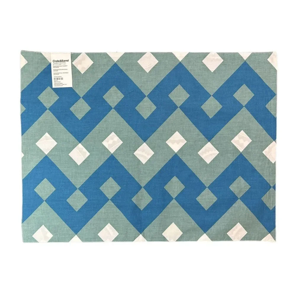 NEW‎ Crate & Barrel Sukicheema Palace Reversible Placemats (2)